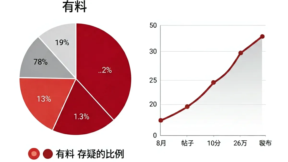 51黑料热度评分方法示意图，展示有料标记比例与站外扩散速度的数据图表