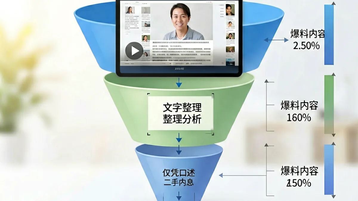 51黑料 - 爆料内容信息层级示意图，从一手截图到二手整理再到三手传播的信息流转路径说明
